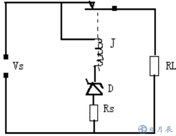 穩(wěn)壓二極管的工作原理及穩(wěn)壓二極管使用電路圖