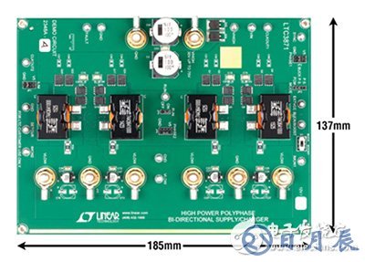 Linear Technology LTC3871 四相演示板的圖片