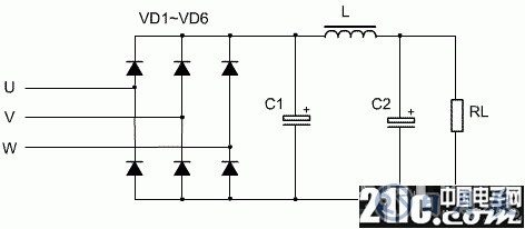 三相整流橋電路圖