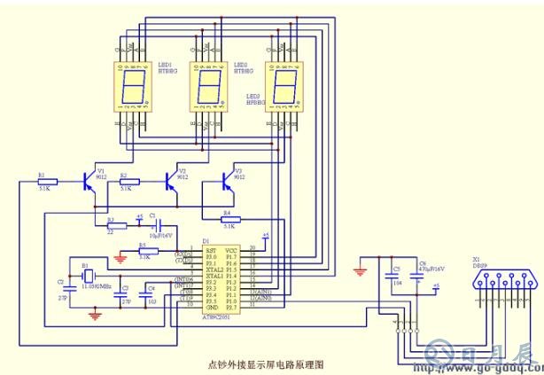 AT89C2051單片機對點鈔機的外接顯示屏驅(qū)動設計