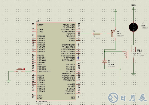 AVR單片機(jī)控制繼電器吸合與斷開的仿真設(shè)計(jì)
