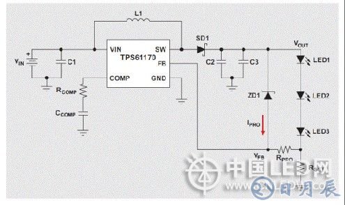 基于高亮度LED升壓轉(zhuǎn)換器的開路保護(hù)設(shè)計(jì)